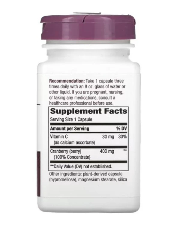 Nature's Way, Cranberry, 400 mg, 120 Vegan Capsules