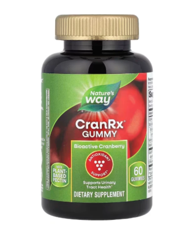 Nature's Way, CranRx, Urinary Health, BioActive Cranberry, 60 Gummies