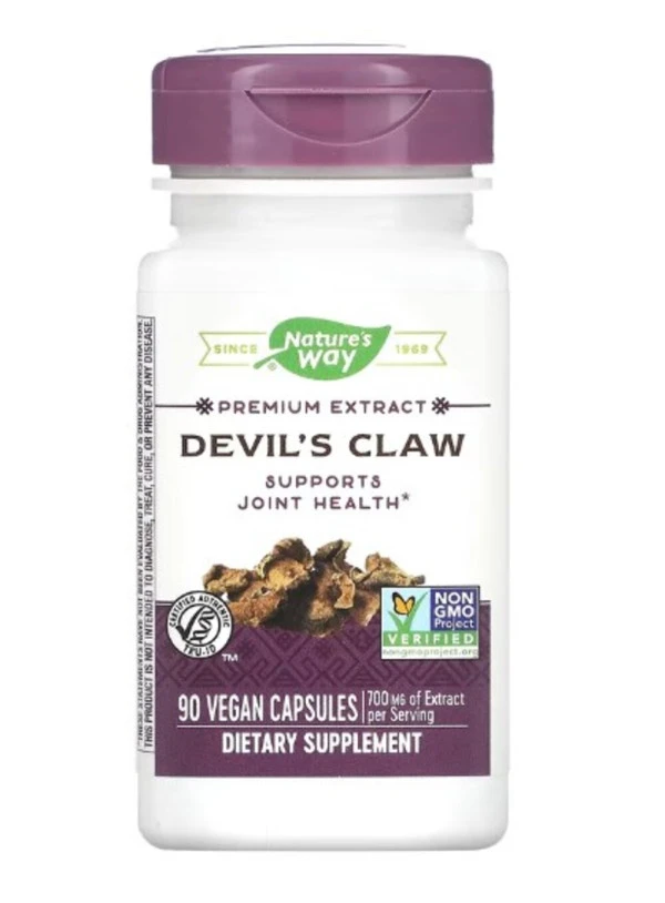 Nature's Way, Devil's Claw, 700 mg, 90 Vegan Capsules (350 mg per Capsule)