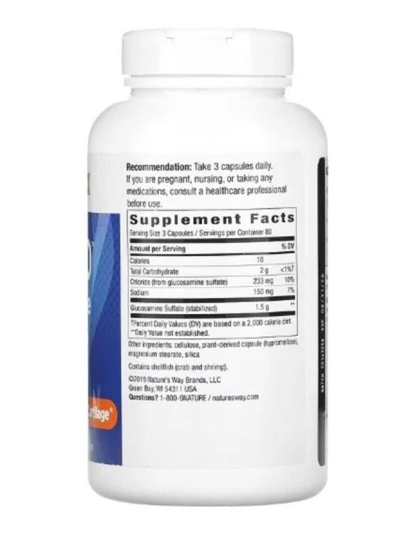 Nature's Way, GS-500 Glucosamine Sulfate, 240 Capsules