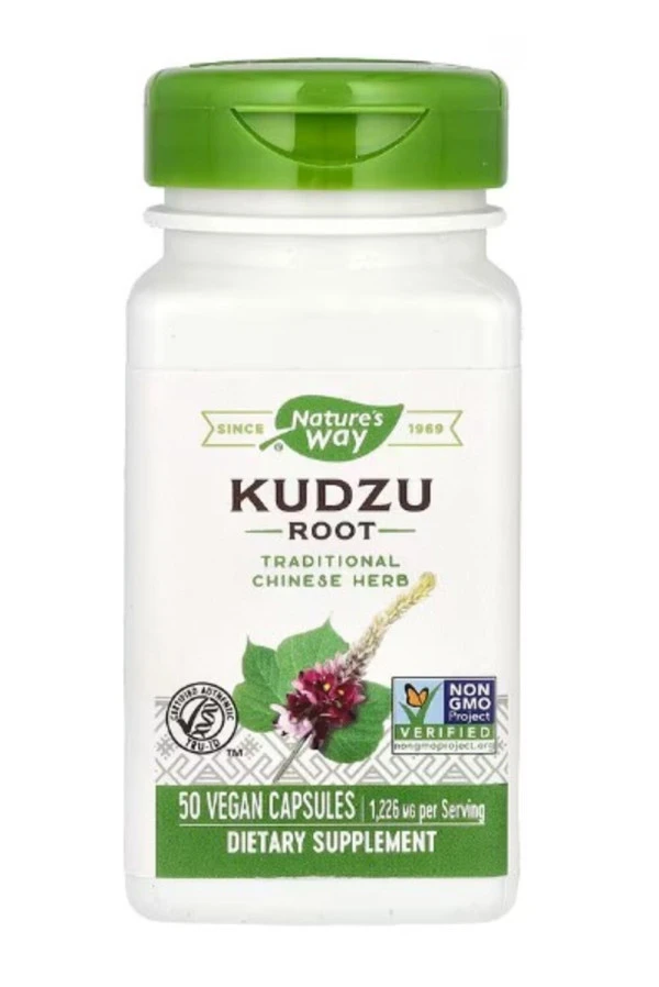 Nature's Way, Kudzu Root, 1,226 mg, 50 Vegan Capsules (613 mg per Capsule)