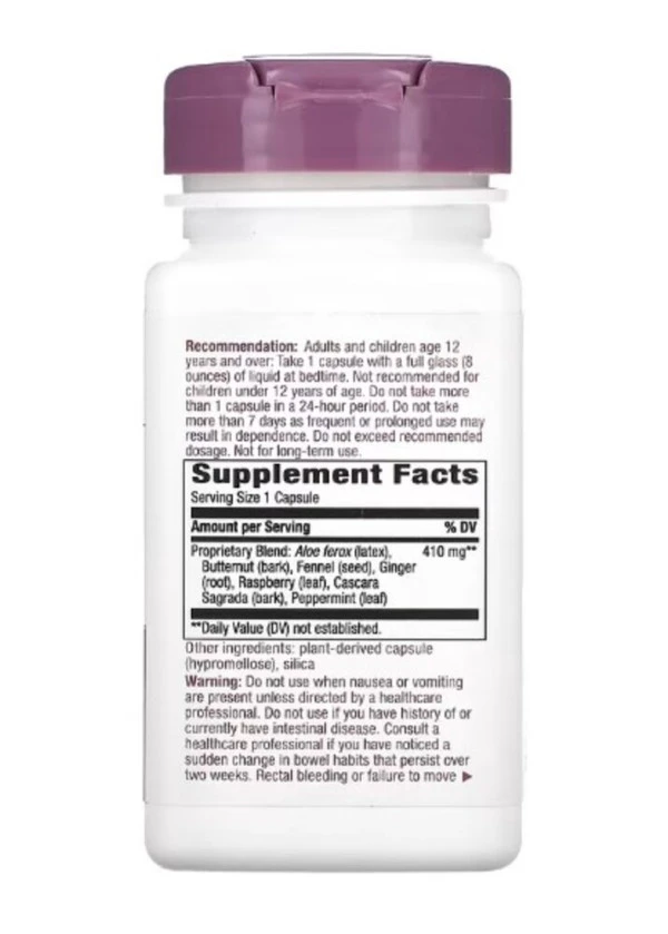 Nature's Way, Nurturalax 3 with Aloe, 100 Vegan Capsules