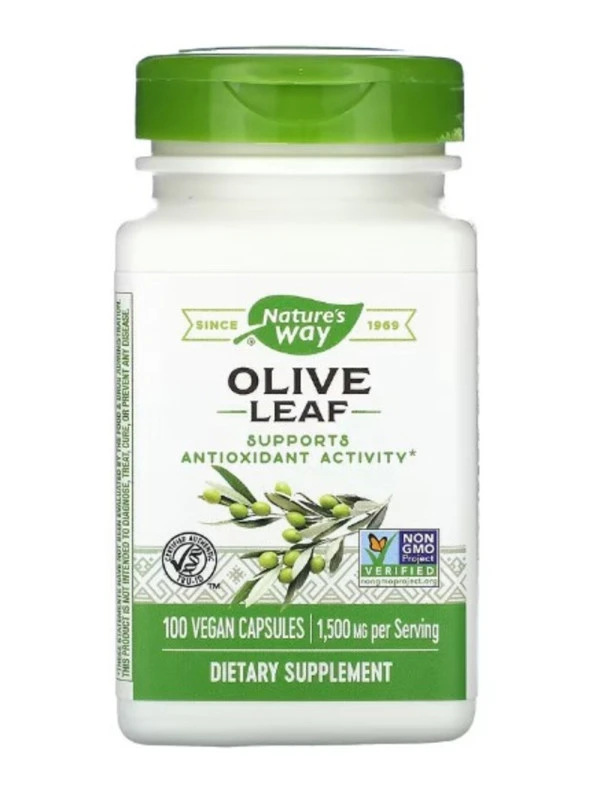Nature's Way, Olive Leaf, 1,500 mg, 100 Vegan Capsules (500 mg per Capsule)