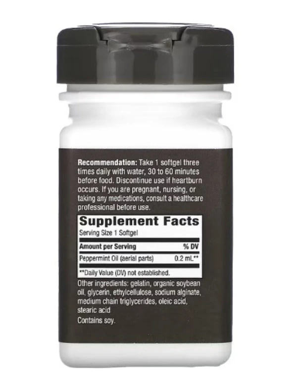 Nature's Way, Pepogest, Peppermint Oil, .2 mg, 60 Softgels