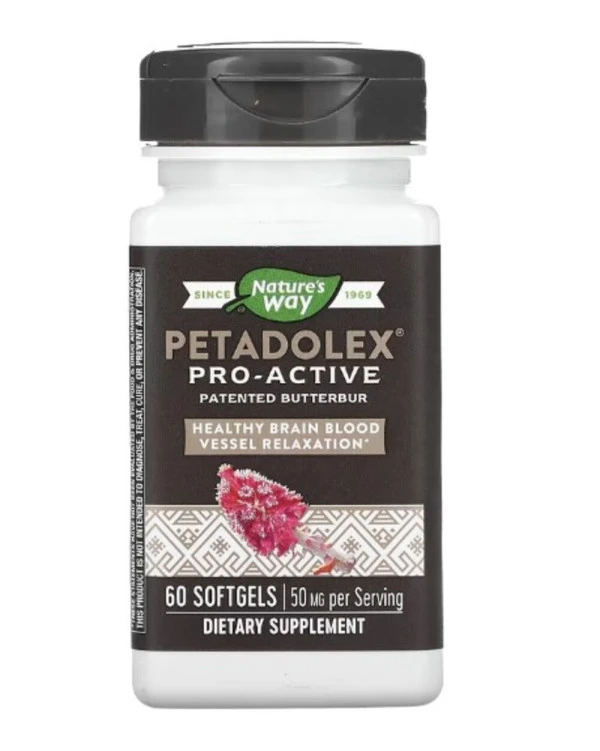 Nature's Way, PETADOLEX, Pro-Active, 50 mg , 60 Softgels