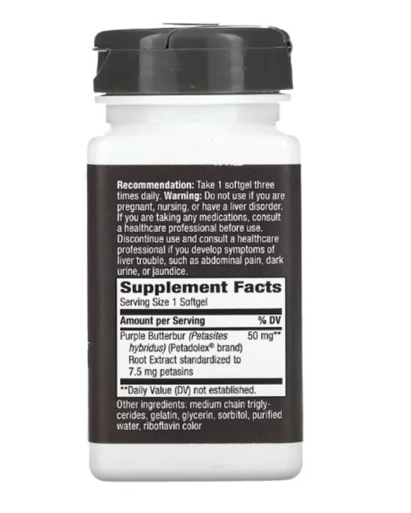 Nature's Way, PETADOLEX, Pro-Active, 50 mg , 60 Softgels