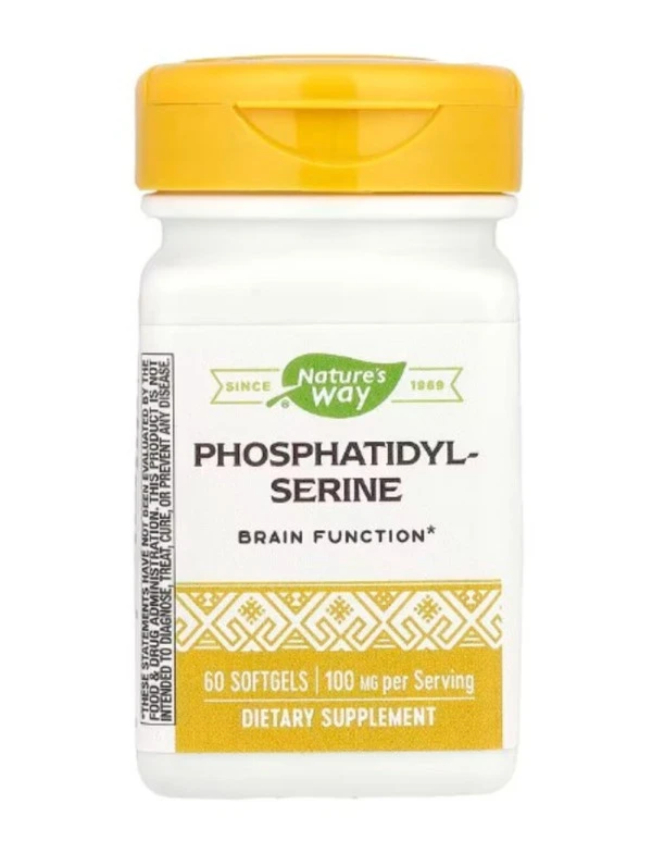 Nature's Way, Phosphatidylserine, 100 mg, 60 Softgels