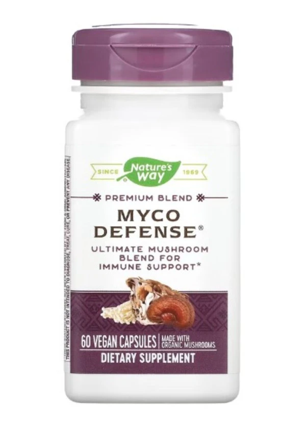 Nature's Way, Premium Blend, Myco Defense, 60 Vegan Capsules