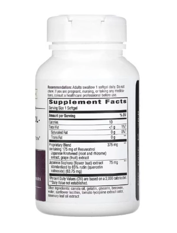 Nature's Way, Premium Blend Resveratrol Forte, 175 mg, 60 Softgels