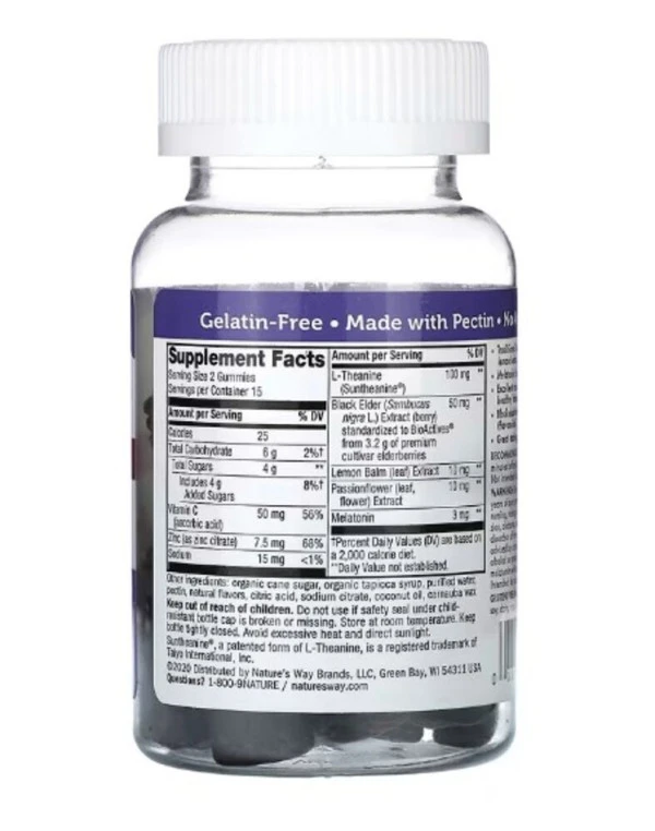 Nature's Way, Sambucus, Sleep + Immune, 30 Gummies