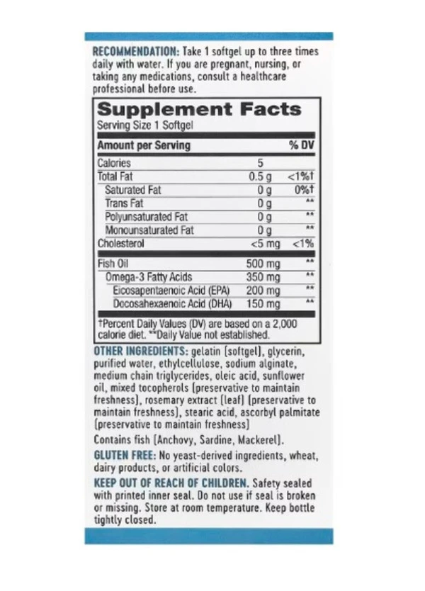 Nature's Way, Super Fisol, Fish Oil, 90 Softgels
