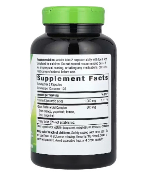 Nature's Way, Vitamin C Bioflavonoids, 1000 mg, 250 Capsules (500 mg per Capsule)