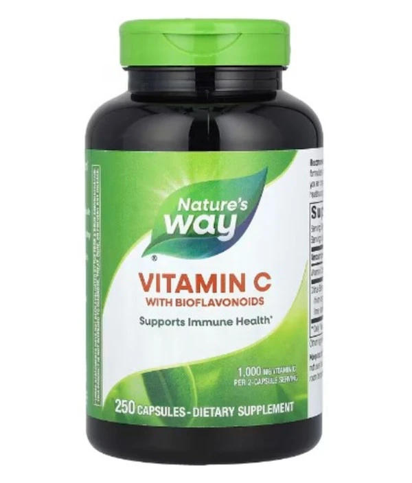 Nature's Way, Vitamin C Bioflavonoids, 1000 mg, 250 Capsules (500 mg per Capsule)