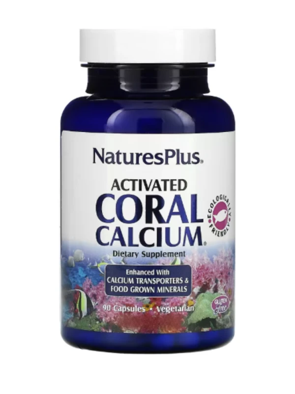 NaturesPlus, Activated Coral Calcium, 90 Capsules