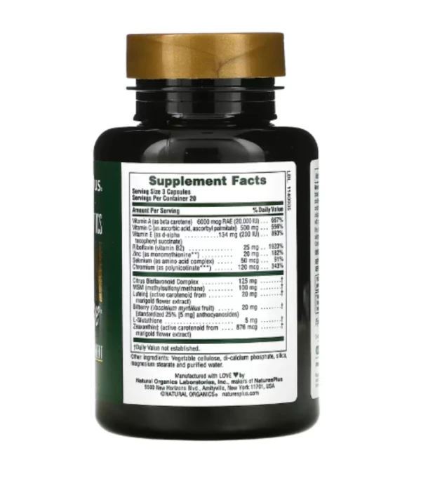 NaturesPlus, Advanced Therapeutics, Lutein RX-Eye, 60 Capsules