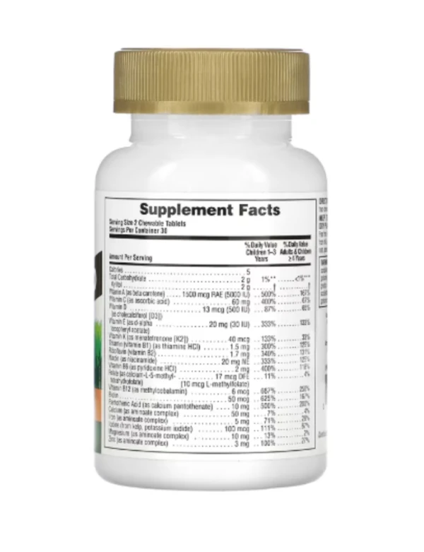 NaturesPlus, Animal Parade Gold, Children's Chewable Supplement, Cherry, Grape & Orange, 60 Animal-Shaped Tablets