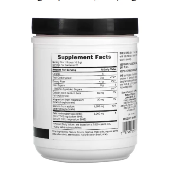 NaturesPlus, BHB Keto Living, Berry Lemonade, 7.4 oz (210 g)