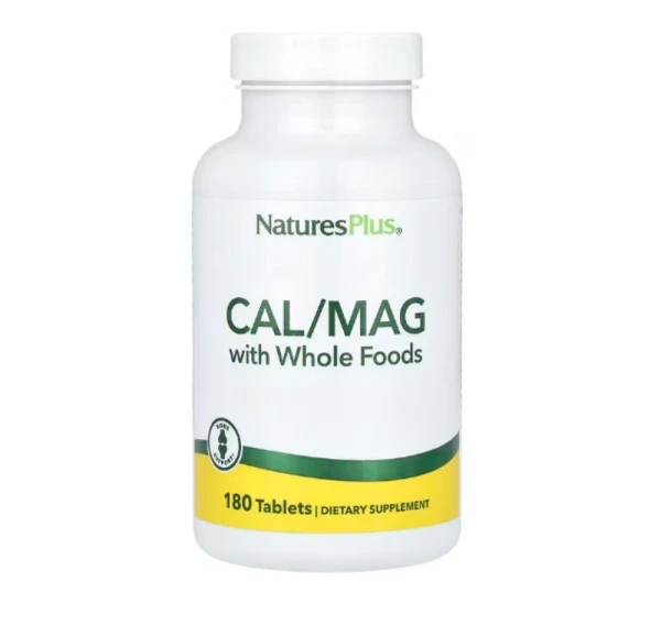 NaturesPlus, Cal/Mag with Whole Foods, 180 Tablets
