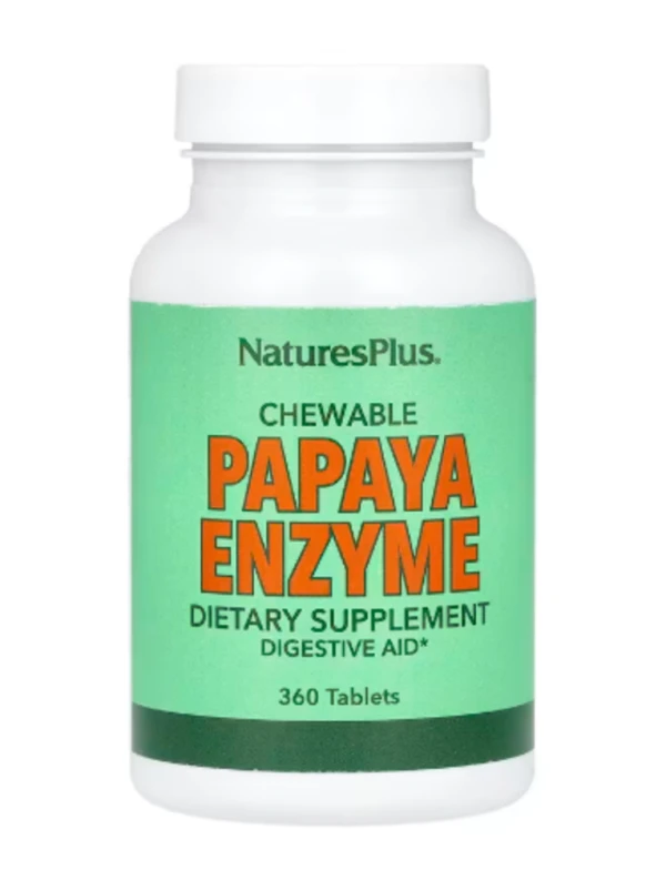 NaturesPlus, Chewable Papaya Enzyme , 360 Tablets