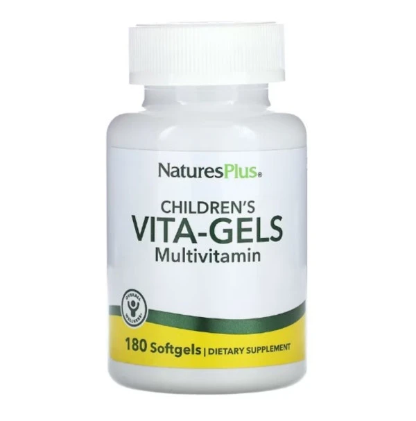 NaturesPlus, Children's Vita-Gels Multivitamin, Orange, 180 Softgels