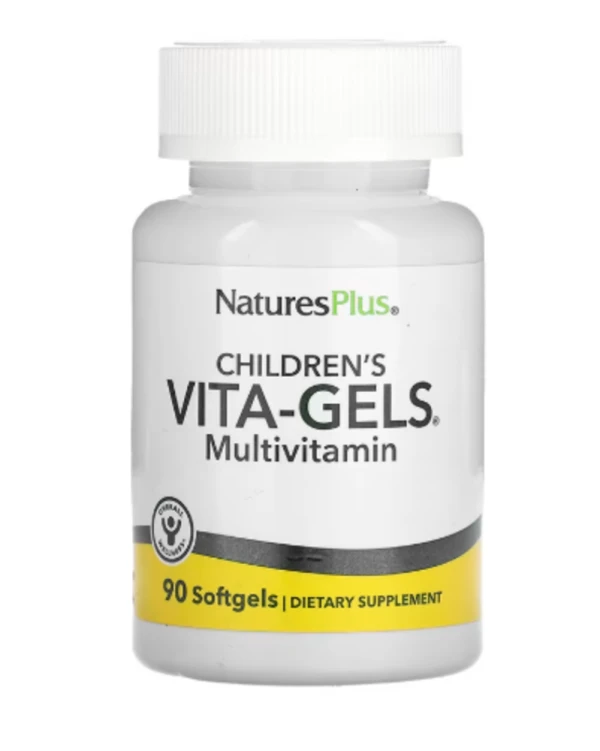 NaturesPlus, Children's Vita-Gels Multivitamin, Orange, 90 Softgels