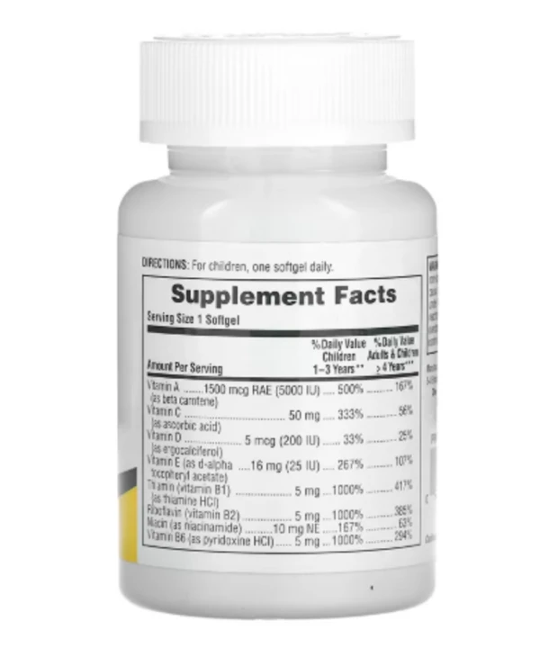 NaturesPlus, Children's Vita-Gels Multivitamin, Orange, 90 Softgels