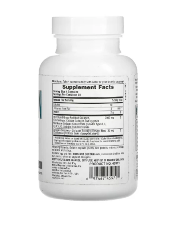 NaturesPlus, Collagen Peptides, 120 Capsules