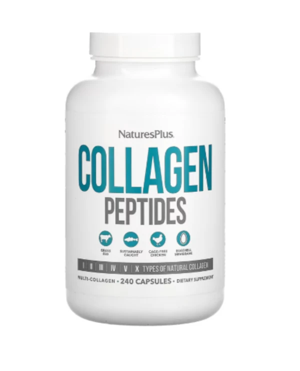 NaturesPlus, Collagen Peptides, 240 Capsules