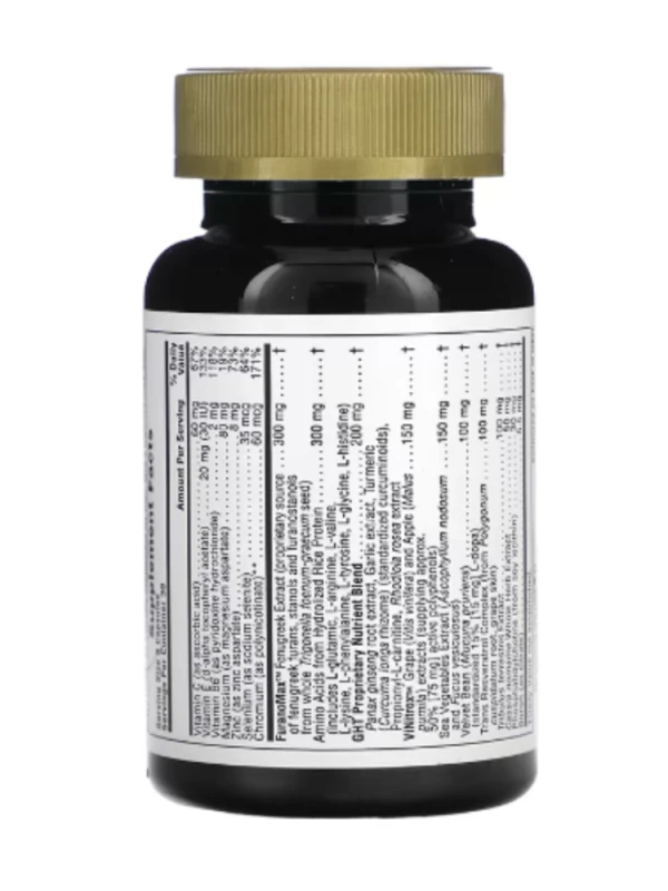 NaturesPlus, GHT Male, Human Growth Hormone And Testosterone Support For Men, 90 Vegetarian Capsules