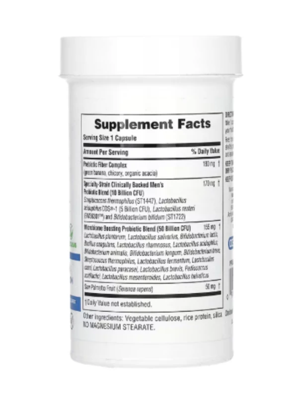 NaturesPlus, GI Natural, Probiotic Men, 60 Billion CFU, 30 Capsules