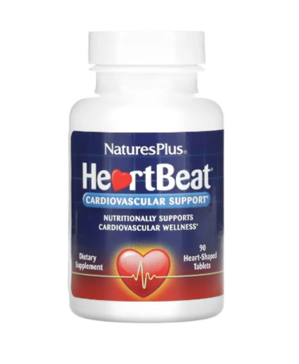 NaturesPlus, HeartBeat, Cardiovascular Support, 90 Heart-Shaped Tablets