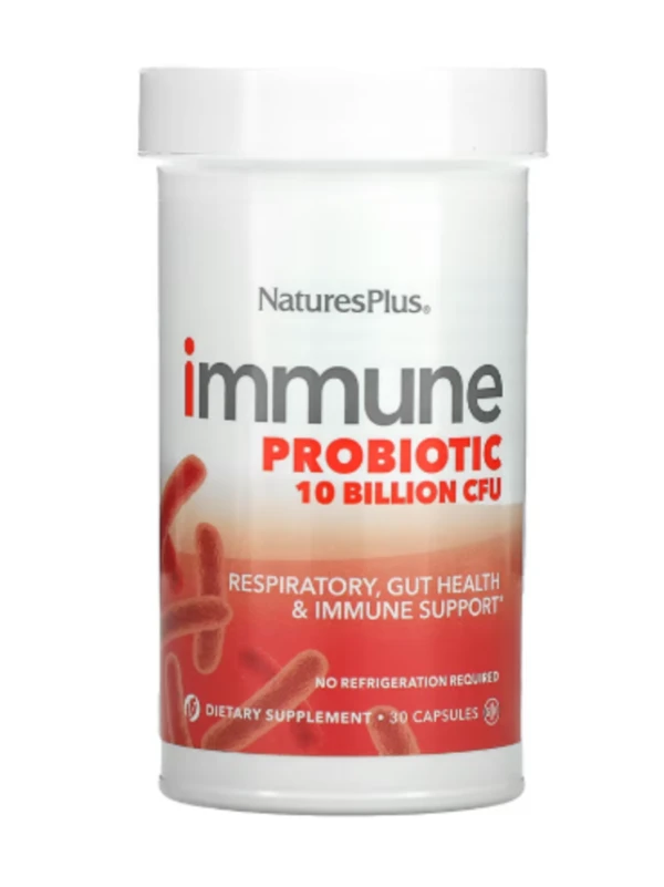 NaturesPlus, Immune Probiotic, 10 Billion CFU, 30 Capsules