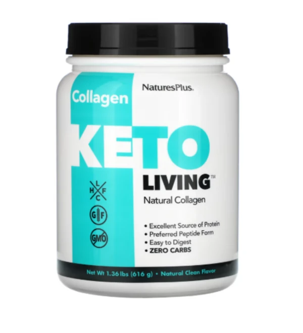 NaturesPlus, Keto Living, Natural Collagen, 1.36 lbs (616 g)