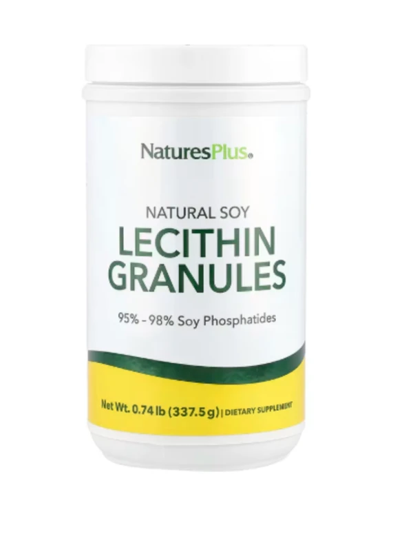 NaturesPlus, Natural Soy Lecithin Granules, 0.74 lb (337.5 g)
