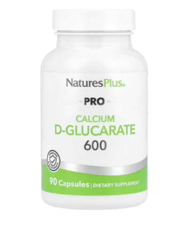 NaturesPlus, Pro Calcium D-Glucarate 600, 90 Capsules