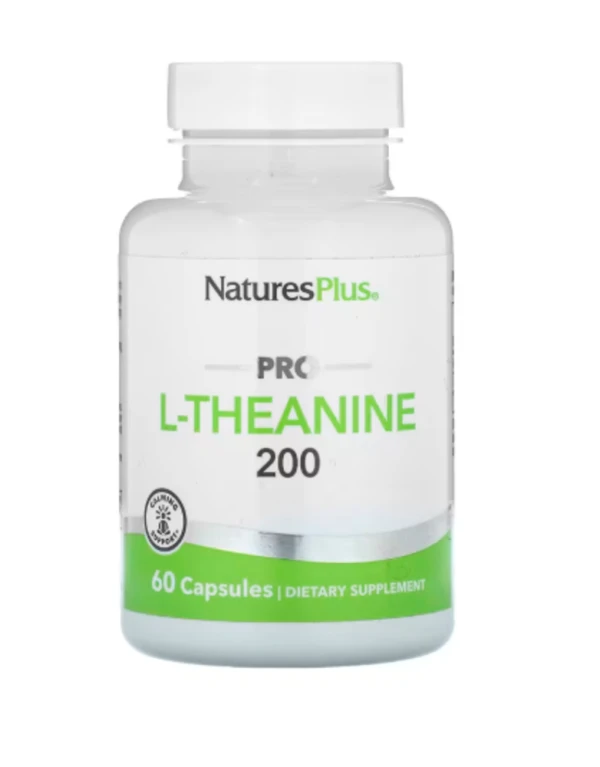 NaturesPlus, Pro L-Theanine 200, 200 mg, 60 Capsules
