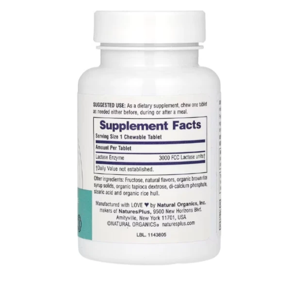 NaturesPlus, Say Yes to Dairy, French Vanilla, 60 Tablets