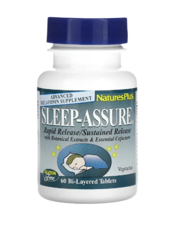 NaturesPlus, Sleep Assure, 60 Bi-Layered Tablets