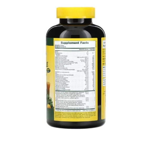 NaturesPlus, Source of Life, Adult's Chewable Multi-Vitamin & Mineral Supplement, Delicious Apple Cinnamon, 90 Wafers
