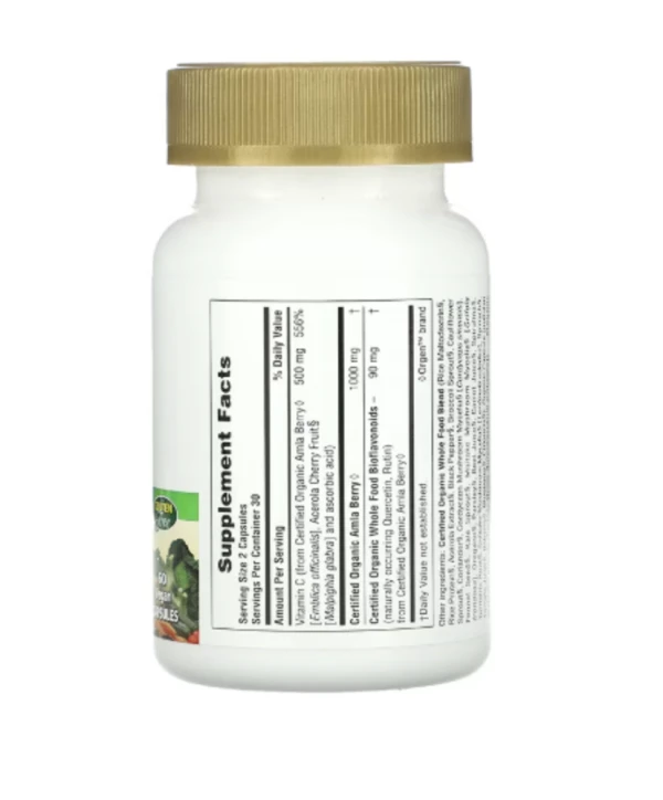 NaturesPlus, Source of Life Garden, Vitamin C, 60 Vegan Capsules