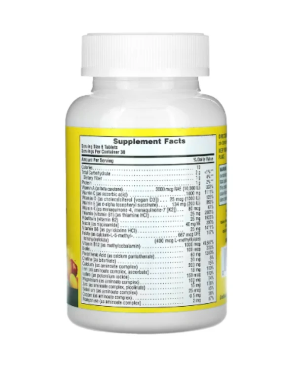 NaturesPlus, Source of Life, Original Mini-Tabs, Multivitamin & Mineral Supplement with Concentrated Whole Foods, 180 Tablets