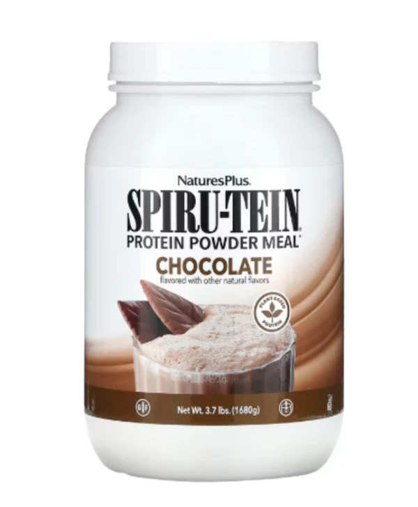 NaturesPlus, Spiru-Tein, Protein Powder Meal, Chocolate, 3.7 lbs (1,680 g)