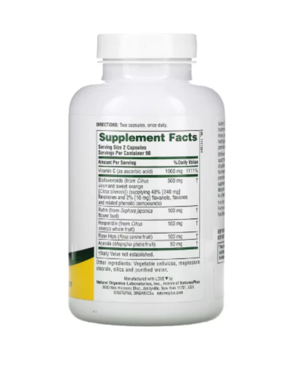 NaturesPlus, Super C Complex, 180 Capsules