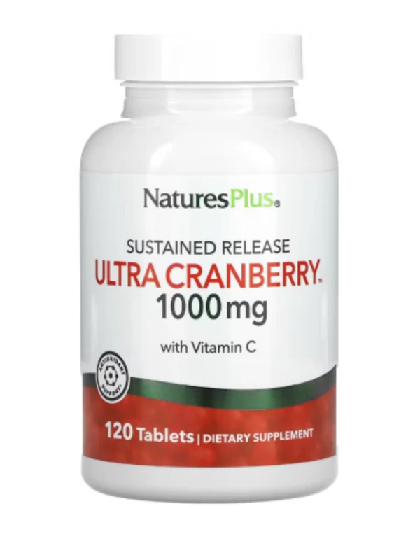 NaturesPlus, Sustained Release Ultra Cranberry, 1,000 mg, 120 Tablets