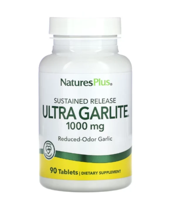 NaturesPlus, Sustained Release Ultra Garlite, 1,000 mg, 90 Tablets