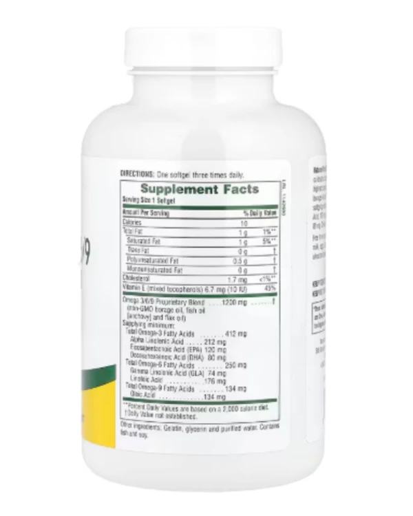 NaturesPlus, Ultra Omega 3/6/9, 120 Softgels