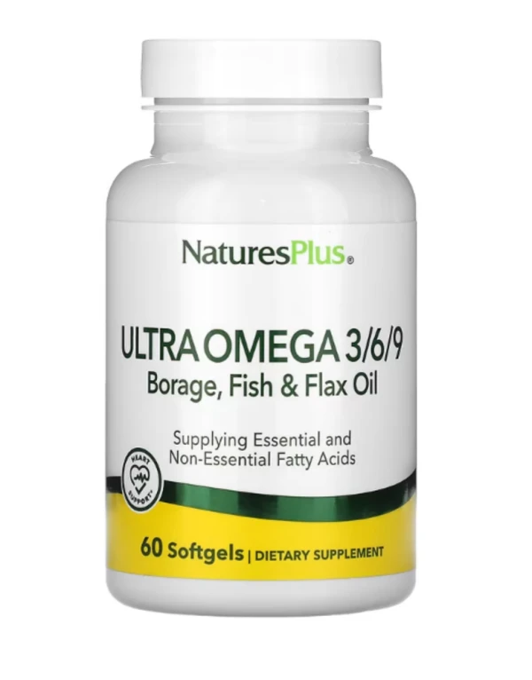 NaturesPlus, Ultra Omega 3/6/9, 60 Softgels