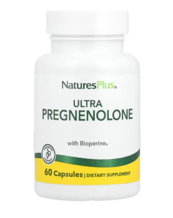 NaturesPlus, Ultra Pregnenolone with Bioperine®, 60 Capsules
