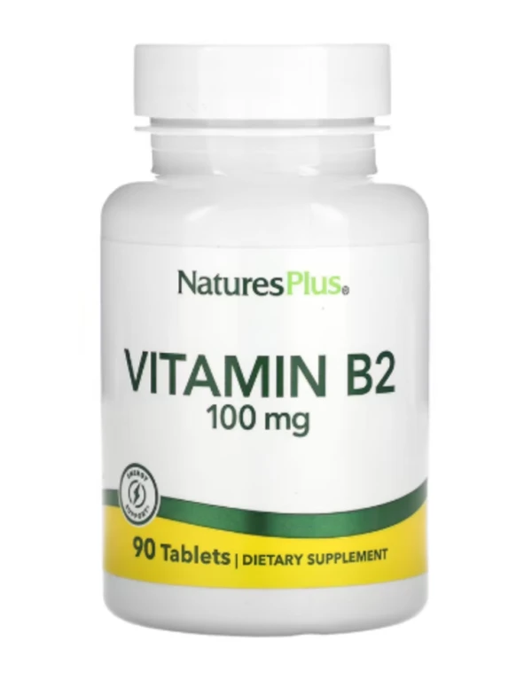 NaturesPlus, Vitamin B-2, 100 mg, 90 Tablets