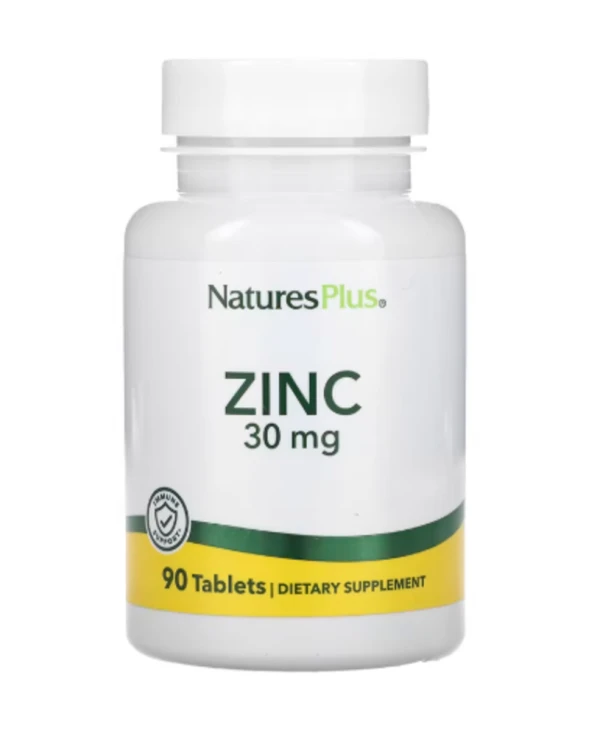 NaturesPlus, Zinc, 30 mg, 90 Tablets